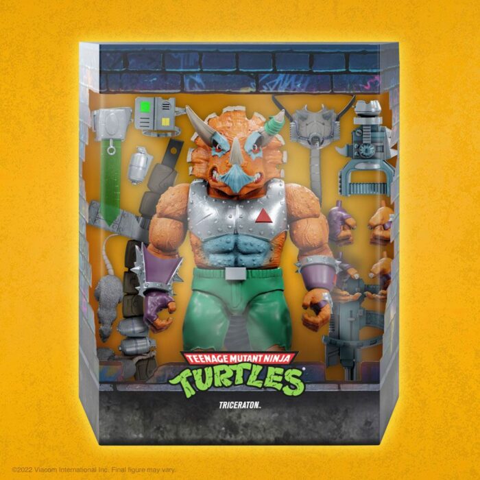 Triceraton Teenage Mutant Ninja Turtles TMNT Ultimates! Figur von Super7