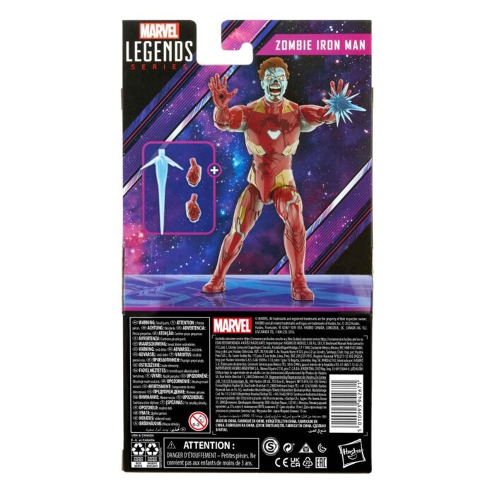 Zombie Iron Man Marvel Legends Series Figur in der Khonshu Build-A-Figure (BAF) Wave von Hasbro aus What if...?