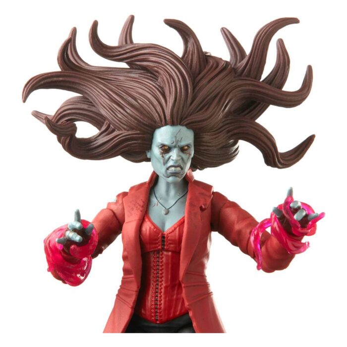 Zombie Scarlet Witch Marvel Legends Series Figur in der Khonshu Build-A-Figure (BAF) Wave von Hasbro aus What if...?
