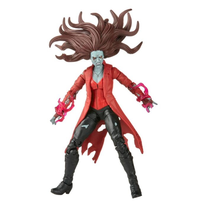 Zombie Scarlet Witch Marvel Legends Series Figur in der Khonshu Build-A-Figure (BAF) Wave von Hasbro aus What if...?