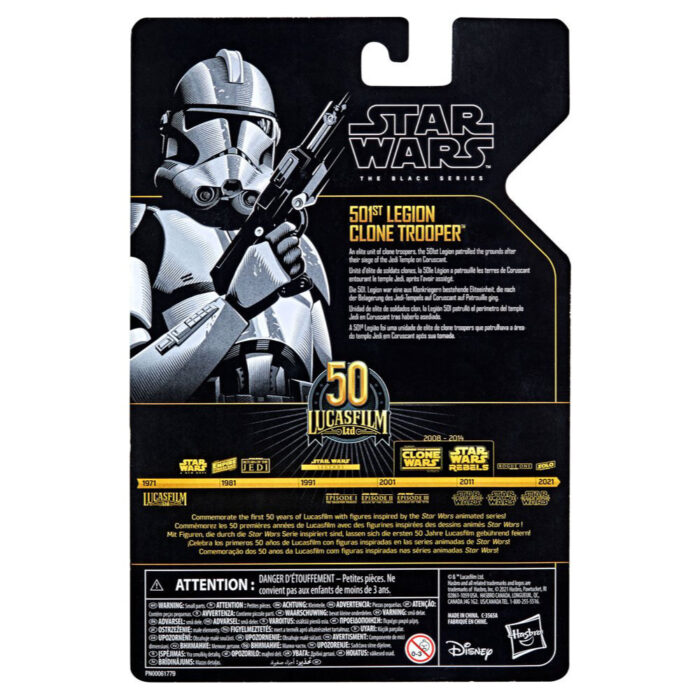 501st Legion Clone Trooper Star Wars Black Series 50th Anniversary Archive Line Figur von Hasbro