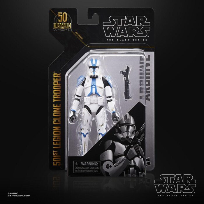 501st Legion Clone Trooper Star Wars Black Series 50th Anniversary Archive Line Figur von Hasbro