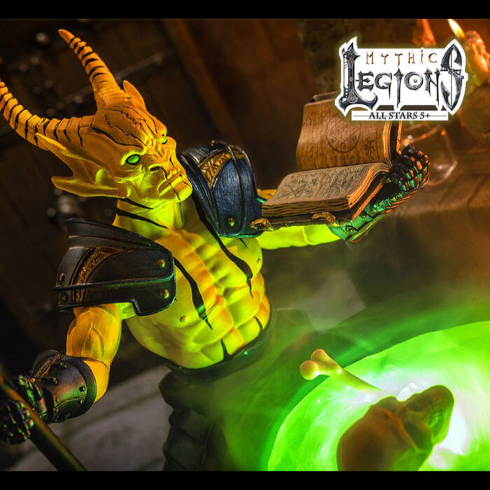 Azhar Mythic Legions Figur aus der All Stars 5+ Wave von Four Horsemen Studios Toy Design