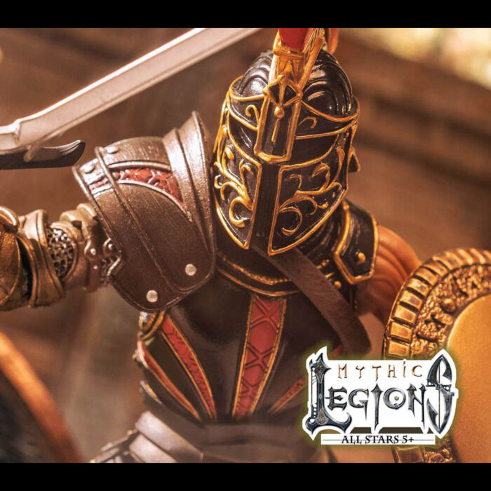 Rahmulus Mythic Legions Figur aus der All Stars 5+ Wave von Four Horsemen Studios Toy Design