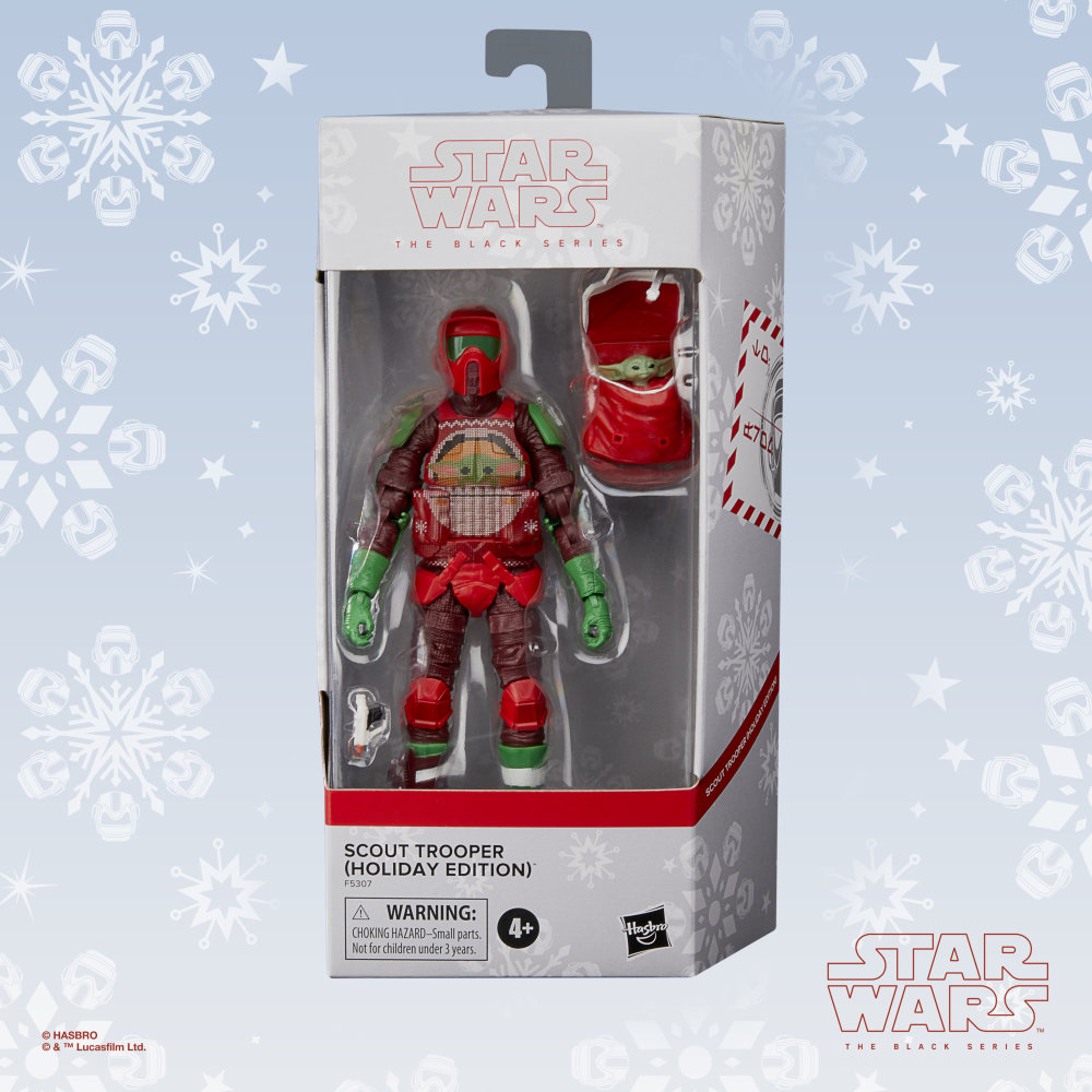 Scout Trooper Star Wars Black Series Holiday Edition 2022 Figur von Hasbro
