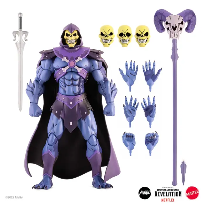 Skeletor Masters of the Universe Figur von Mondo als San Diego Comic Con SDCC 2022 Exclusive