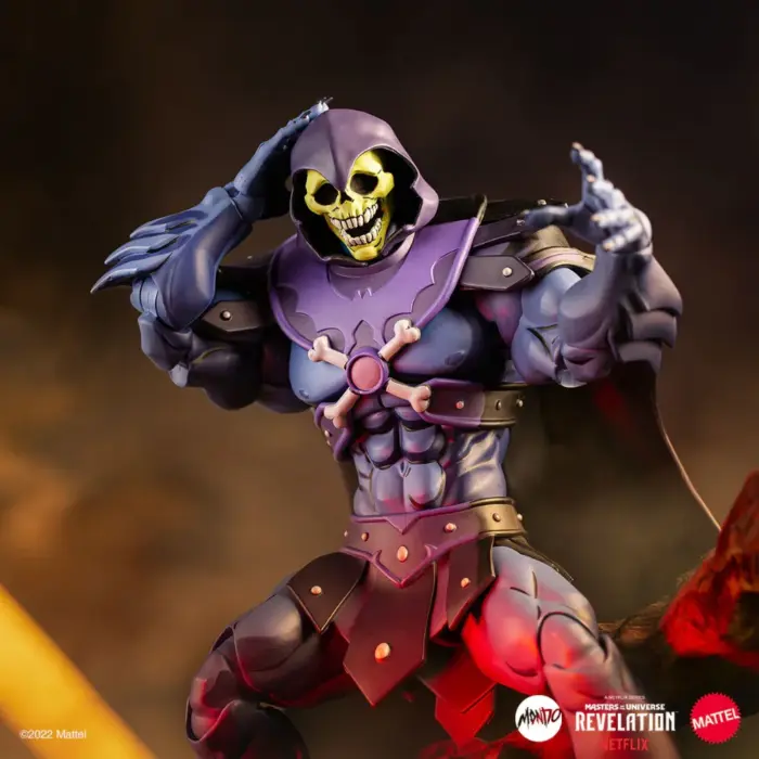 Skeletor Masters of the Universe Figur von Mondo als San Diego Comic Con SDCC 2022 Exclusive
