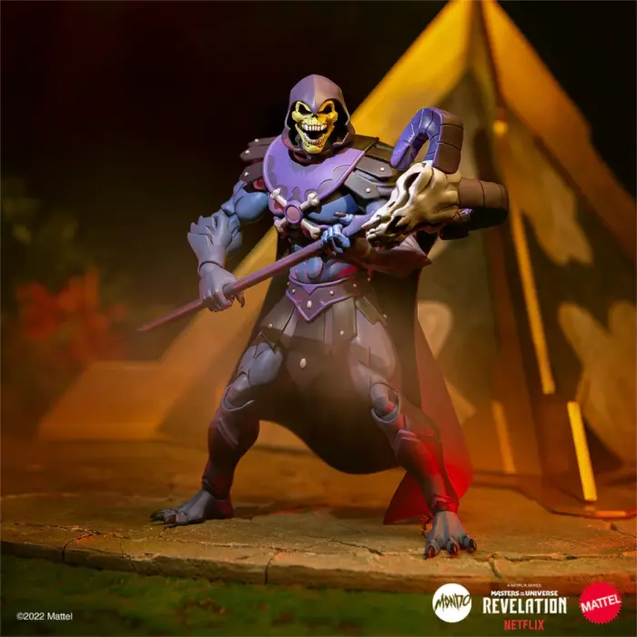 Skeletor Masters of the Universe Figur von Mondo als San Diego Comic Con SDCC 2022 Exclusive