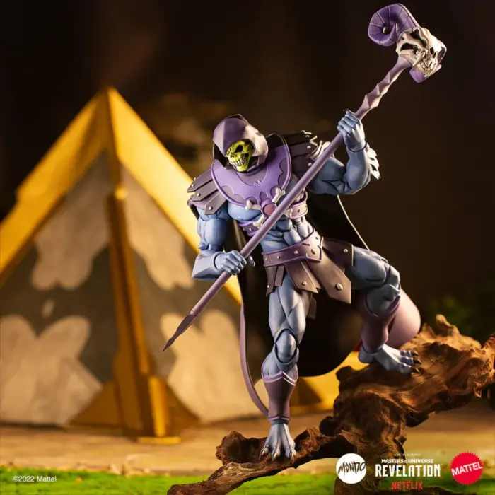 Skeletor Masters of the Universe Figur von Mondo als San Diego Comic Con SDCC 2022 Exclusive