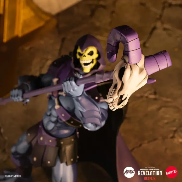 Skeletor Masters of the Universe Figur von Mondo als San Diego Comic Con SDCC 2022 Exclusive