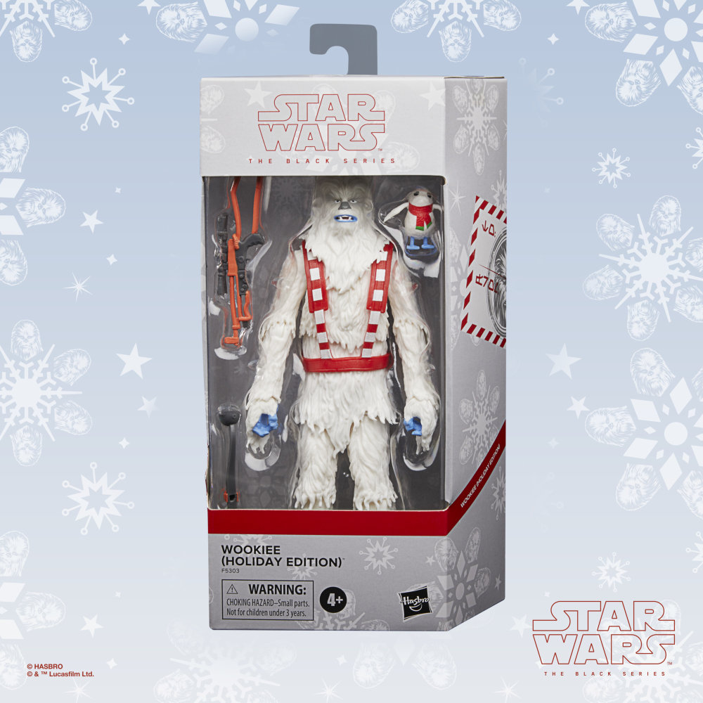 Wookiee Star Wars Black Series Holiday Edition 2022 Figur von Hasbro