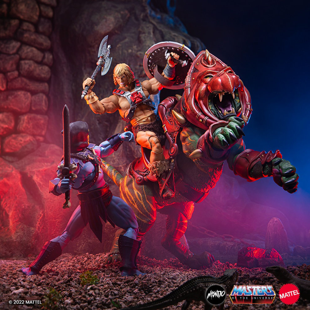 Battle Cat Masters of the Universe (Timed Edition) Exclusive Figur von Mondo