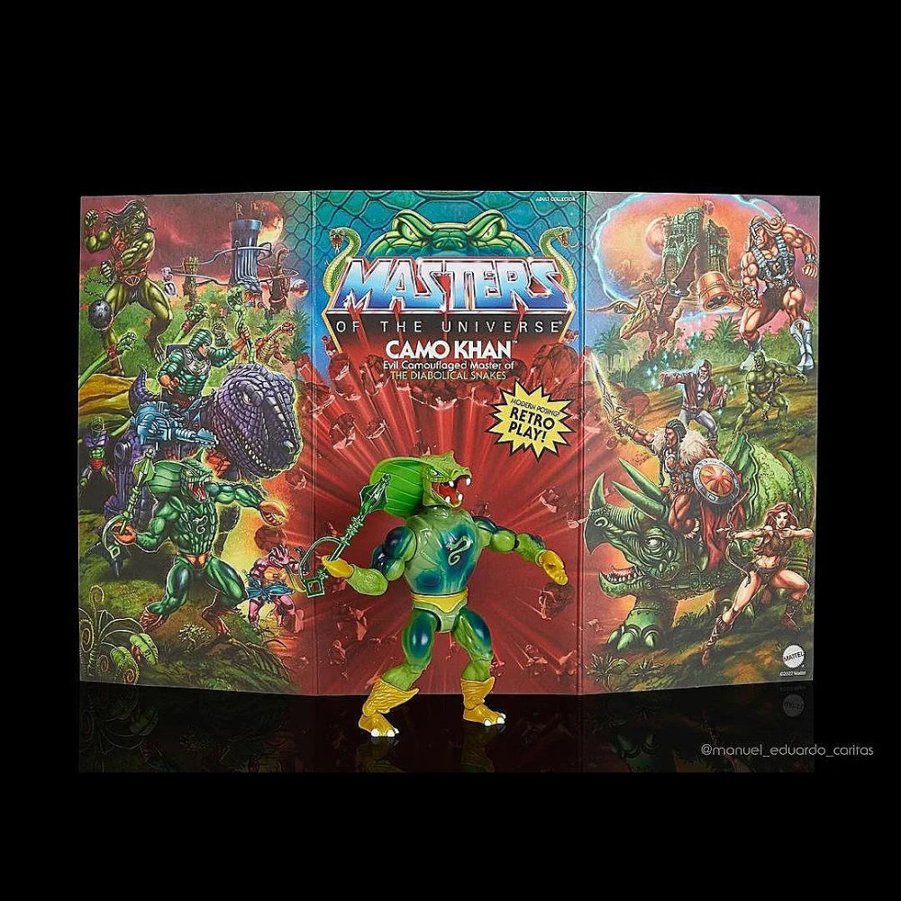 Camp Khan Masters of the Universe (MotU) Origins Mattel Creations Figur aus der Snake Men Reihe