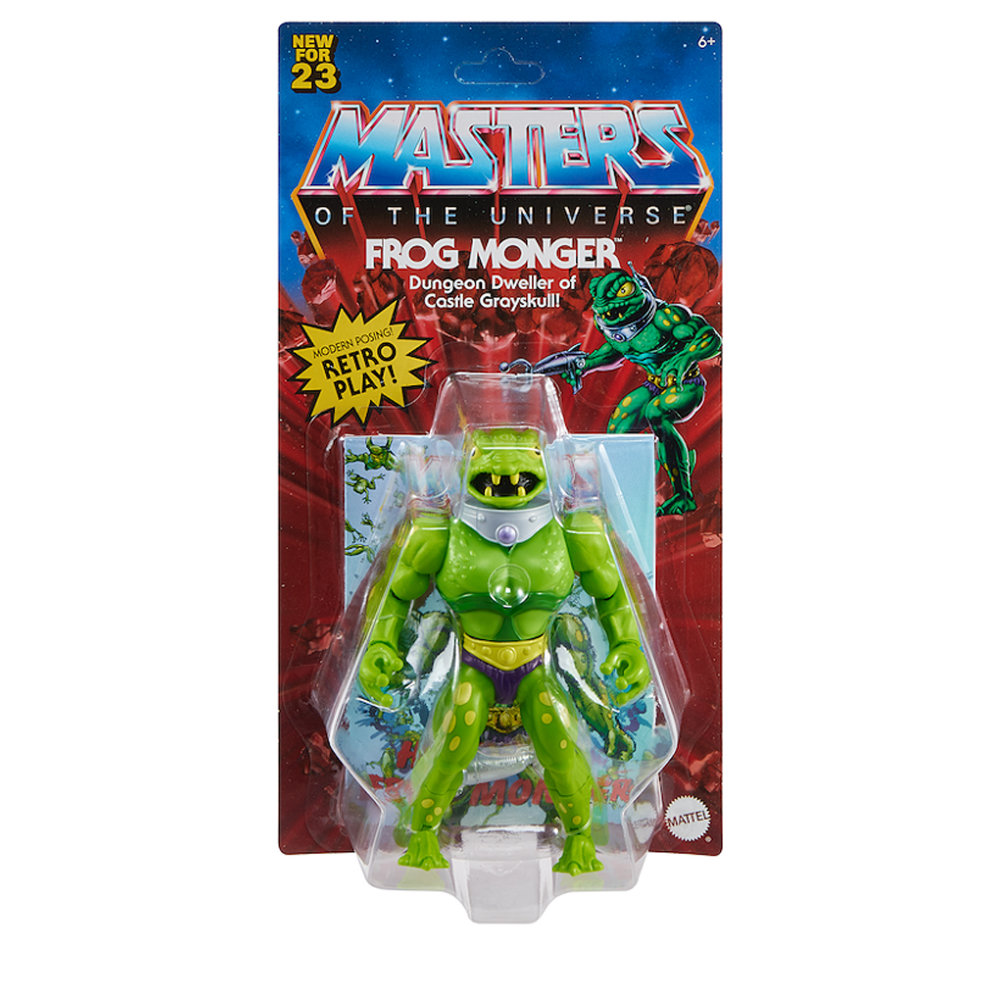 Frog Monger Dungeon Dweller of Castle Grayskull Masters of the Universe Origins (MotU) Mattel Creations Exclusive Figur