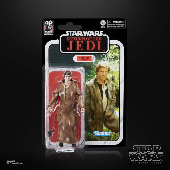 Han Solo (Endor) Star Wars Black Series 40th Anniversary Figur von Hasbro aus Star Wars: Return of the Jedi (ROTJ) Episode VI