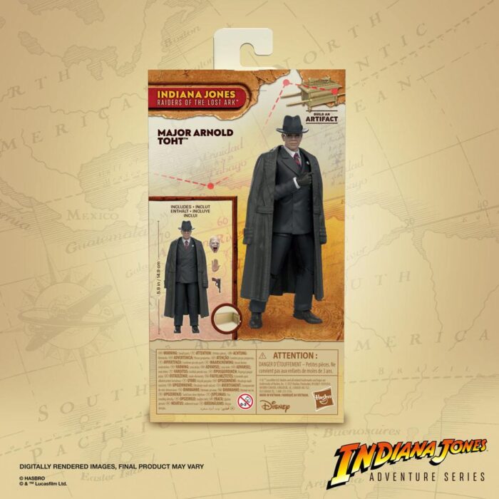 Major Arnold Toht Adventure Series Figur von Hasbro aus Indiana Jones: Raiders of the lost Ark