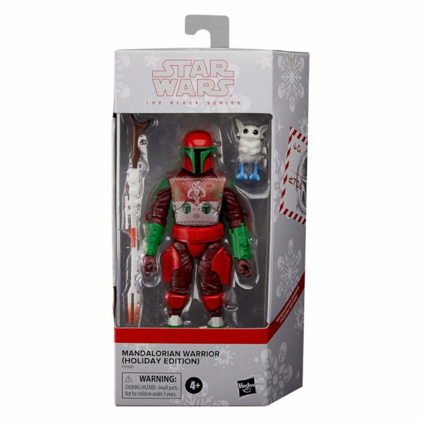 Mandalorian Warrior (Holiday Edition) Star Wars Black Series Figur von Hasbro
