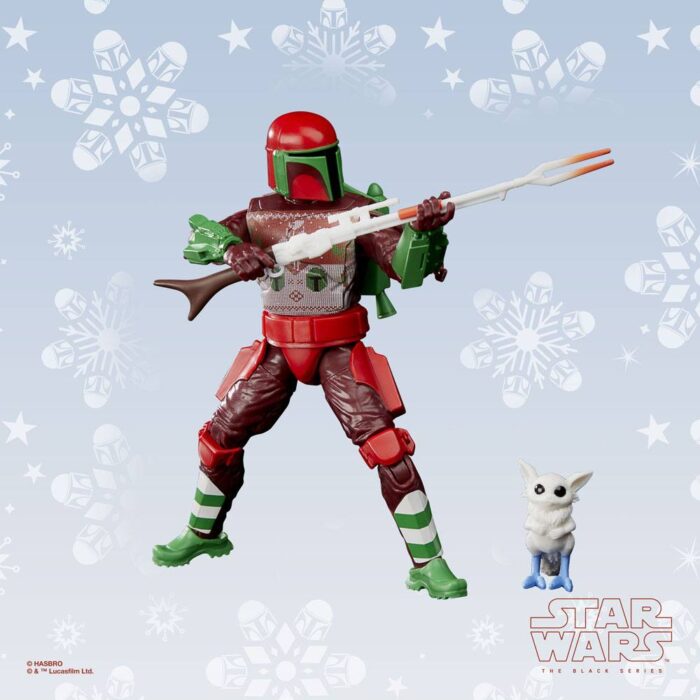 Mandalorian Warrior (Holiday Edition) Star Wars Black Series Figur von Hasbro