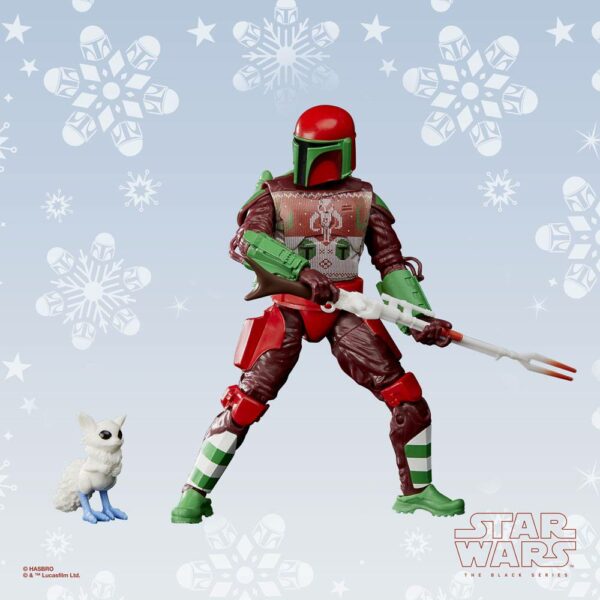 Mandalorian Warrior (Holiday Edition) Star Wars Black Series Figur von Hasbro