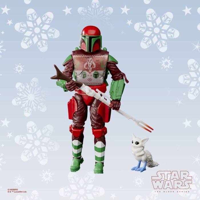 Mandalorian Warrior (Holiday Edition) Star Wars Black Series Figur von Hasbro