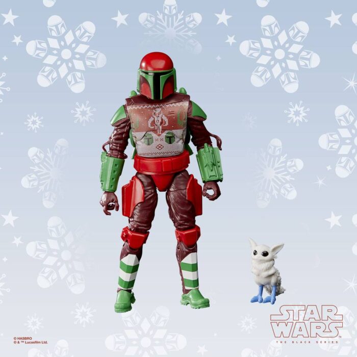 Mandalorian Warrior (Holiday Edition) Star Wars Black Series Figur von Hasbro
