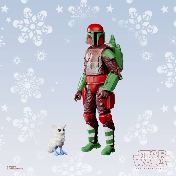 Mandalorian Warrior (Holiday Edition) Star Wars Black Series Figur von Hasbro
