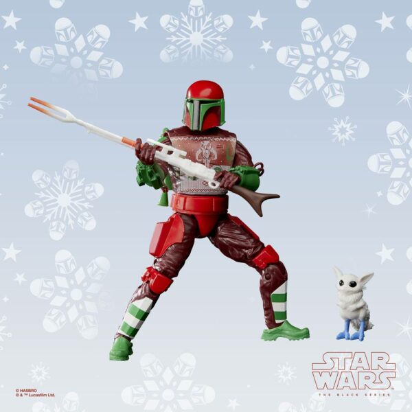Mandalorian Warrior (Holiday Edition) Star Wars Black Series Figur von Hasbro