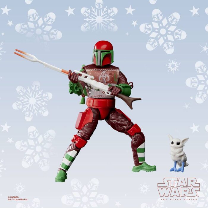 Mandalorian Warrior (Holiday Edition) Star Wars Black Series Figur von Hasbro