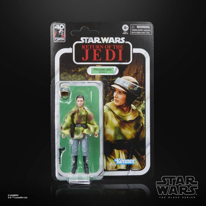 Princess Leia (Endor) Star Wars Black Series 40th Anniversary Figur von Hasbro aus Star Wars: Return of the Jedi (ROTJ) Episode VI