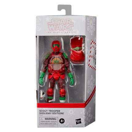 Scout Trooper (Holiday Edition) Star Wars Black Series Figur von Hasbro