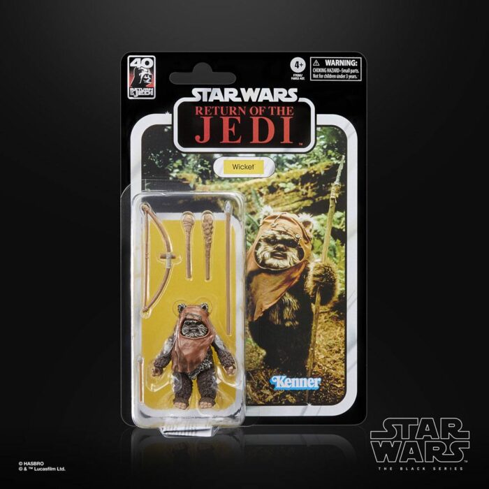 Wicket Star Wars Black Series 40th Anniversary Figur von Hasbro aus Star Wars: Return of the Jedi (ROTJ) Episode VI