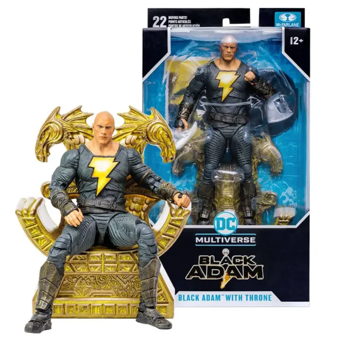 Black Adam with Throne DC Multiverse Figur von McFarlane Toys aus den Black Adam Comics