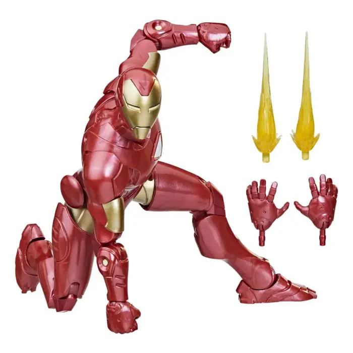Iron Man (Extremis) Marvel Legends Series Figur in der Puff Adder Build-A-Figure (BAF) Wave von Hasbro aus Avengers