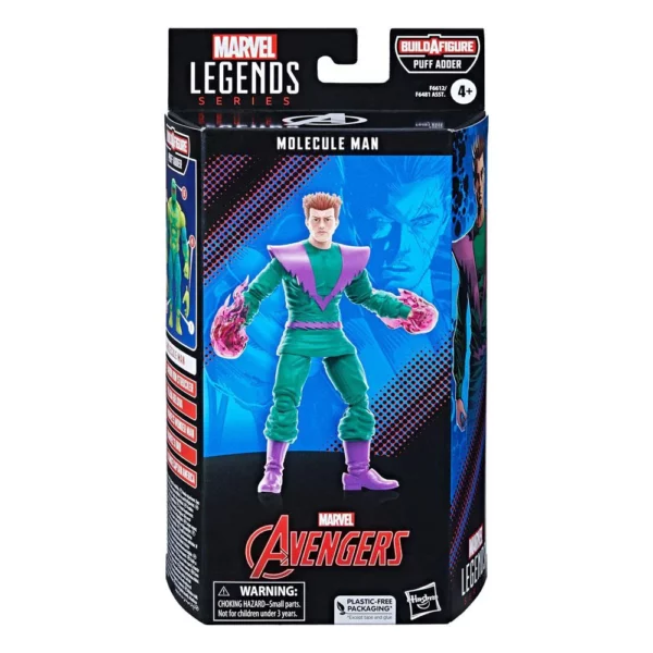 Molecule Man Marvel Legends Series Figur in der Puff Adder Build-A-Figure (BAF) Wave von Hasbro aus Avengers