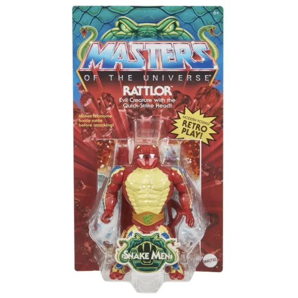 Rattlor Masters of the Universe (MotU) Origins Snake Men Figur von Mattel