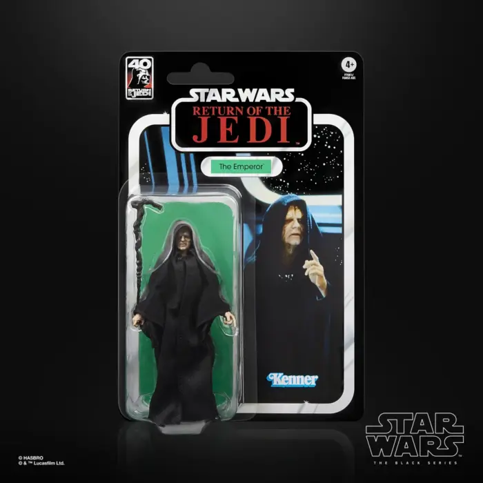 The Emperor (Palpatine) Star Wars The Black Series 40th Anniversary Edition Figur von Hasbro aus Star Wars: Return of the Jedi (ROTJ)