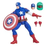 Ultimate Captain America Marvel Legends Series Figur in der Puff Adder Build-A-Figure (BAF) Wave von Hasbro aus Avengers