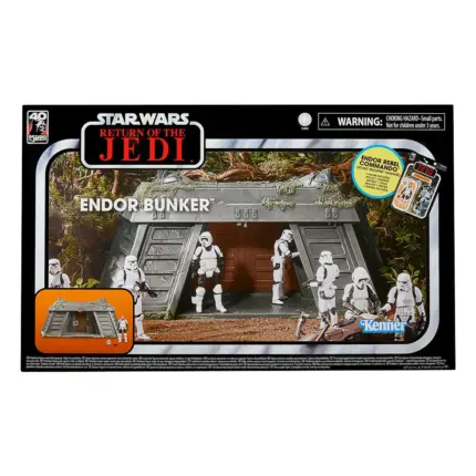 Endor Bunker & Endor Rebel Commando (Scout Trooper Disguise) Star Wars Vintage Collection (TVC) Playset von Hasbro aus Star Wars: Return of the Jedi