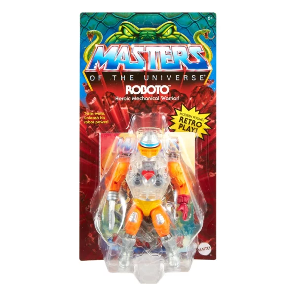 Roboto (Mini-Comic) Masters of the Universe (MotU) Origins Figur von Mattel