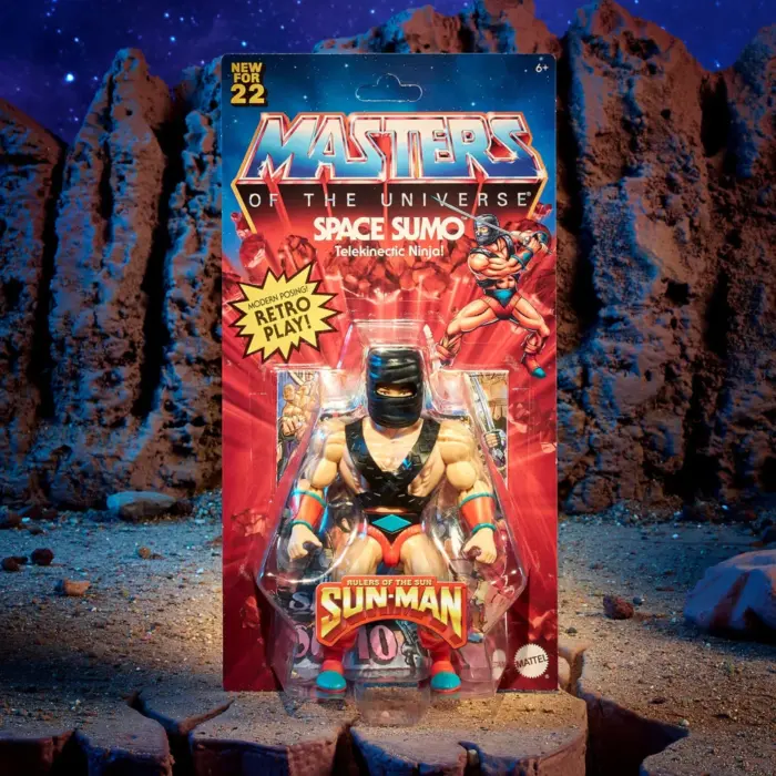 Space Sumo als limitierte Masters of the Universe (MotU) Origins Mattel Creations Exclusive Figur
