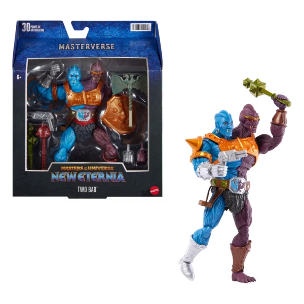 Two Bad Masters of the Universe (MotU) Masterverse New Eternia Deluxe Figure von Mattel