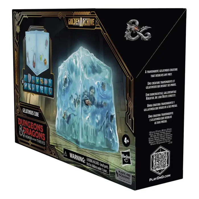 Gelatinous Cube (Gallertwürfel) Dungeons & Dragons Golden Archive Figur von Hasbro aus D&D: Honor Among Thieves (Ehre unter Dieben)