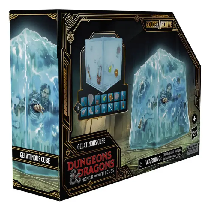 Gelatinous Cube (Gallertwürfel) Dungeons & Dragons Golden Archive Figur von Hasbro aus D&D: Honor Among Thieves (Ehre unter Dieben)