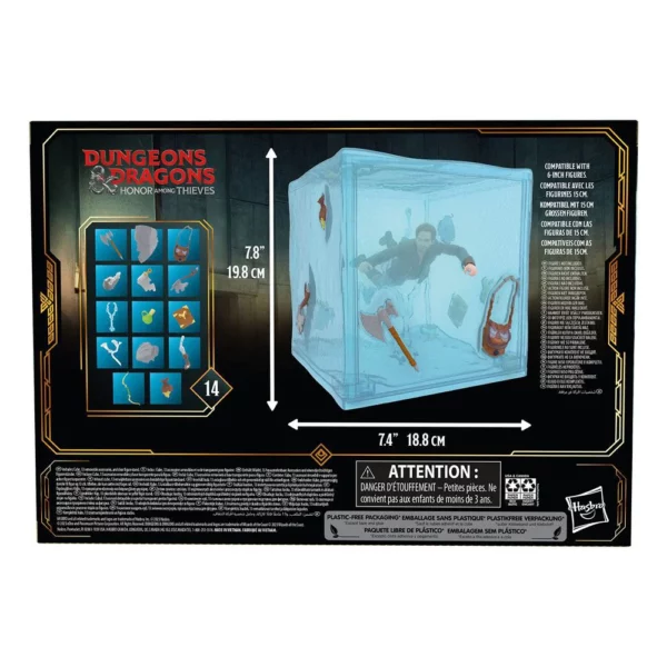 Gelatinous Cube (Gallertwürfel) Dungeons & Dragons Golden Archive Figur von Hasbro aus D&D: Honor Among Thieves (Ehre unter Dieben)