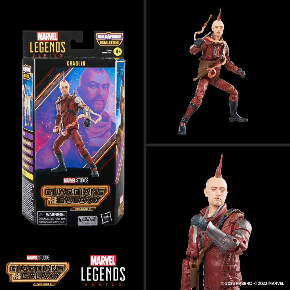 Kraglin Marvel Legends Series Guardians of the Galaxy Build-A-Figure Cosmo Wave von Hasbro aus Guardians of the Galaxy: Volume 3