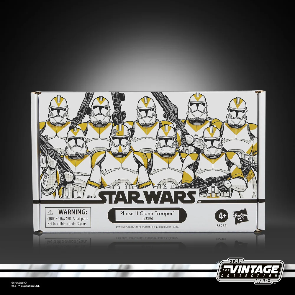 Phase II (212th) Clone Trooper 4-Pack Star Wars Vintage Collection aus Star Wars: The Clone Wars