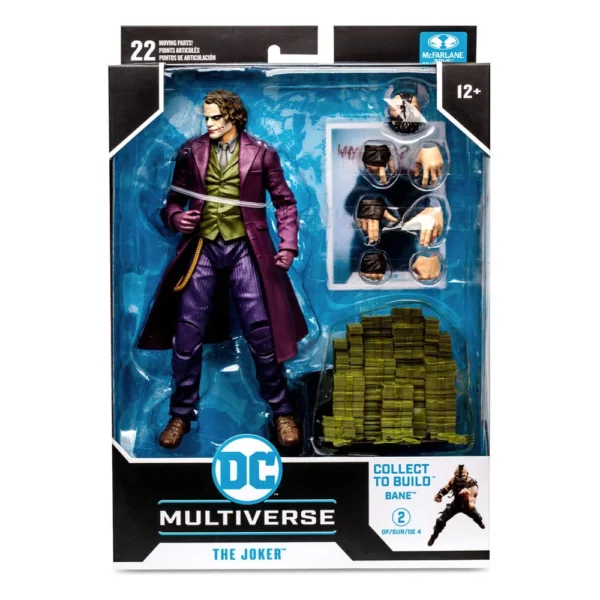 The Joker DC Multiverse The Dark Knight Trilogy Figur aus der Build-A Bane Wave von McFarlane Toys