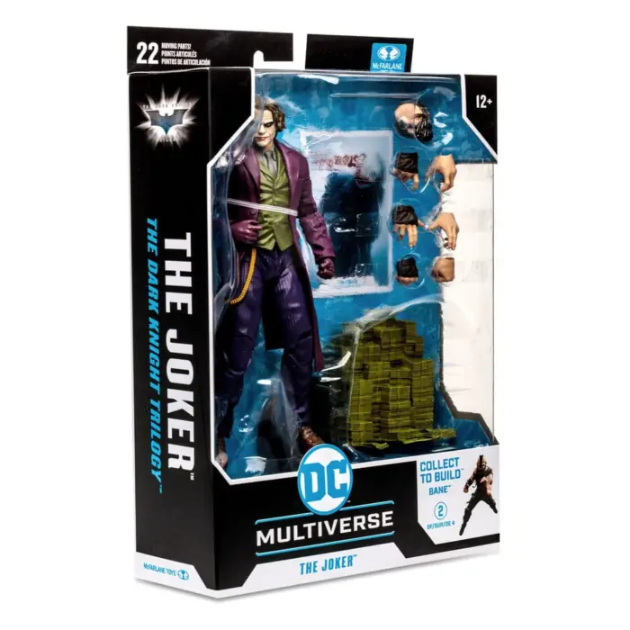 The Joker DC Multiverse The Dark Knight Trilogy Figur aus der Build-A Bane Wave von McFarlane Toys