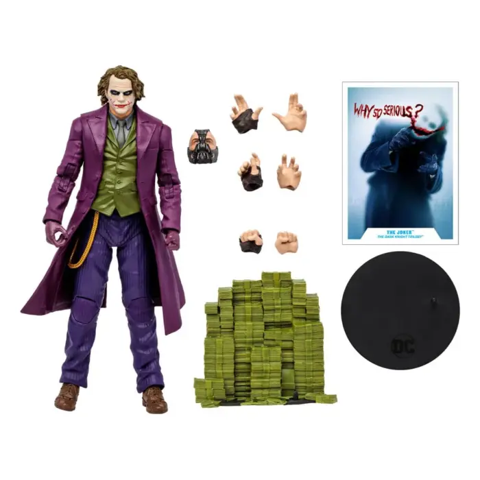 The Joker DC Multiverse The Dark Knight Trilogy Figur aus der Build-A Bane Wave von McFarlane Toys