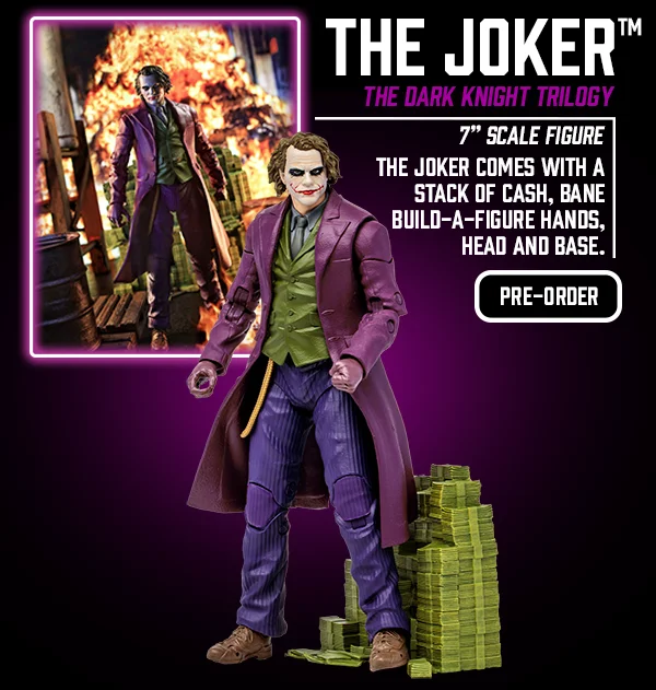 The Joker The Dark Knight Trilogy DC Multiverse Figur von McFarlane Toys